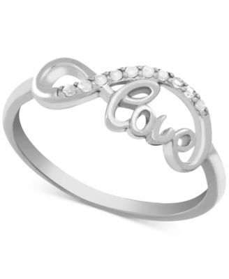 sterling silver love ring