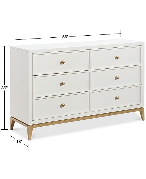 Furniture Rachael Ray Chelsea Kids 6 Drawer Dresser Reviews