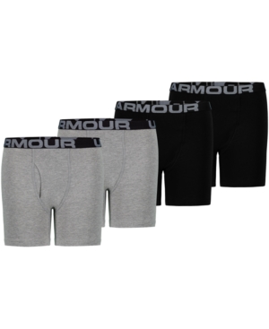 Under Armour Big Boys 4-Pk Boxer Briefs