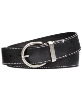 Calvin Klein - Flat-Strap Belt with Stitching