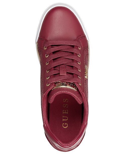 guess flowurs wedge sneakers