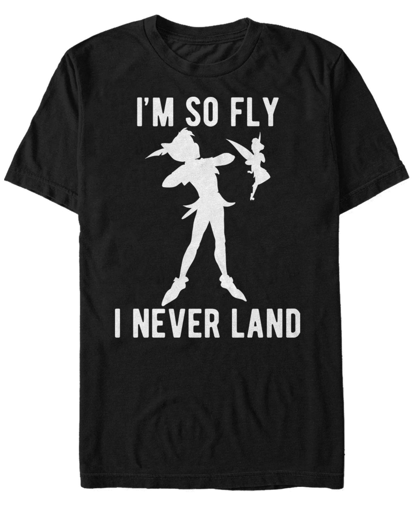 Мужская футболка Fifth Sun Disney Peter Pan I'm So Fly Short Sleeve, цвет: Чёрный — фото 1
