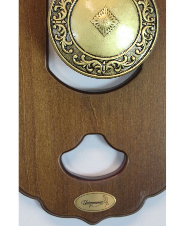 Uniquewise Classic Wood Wall Clock with Swinging Pendulum Macy's