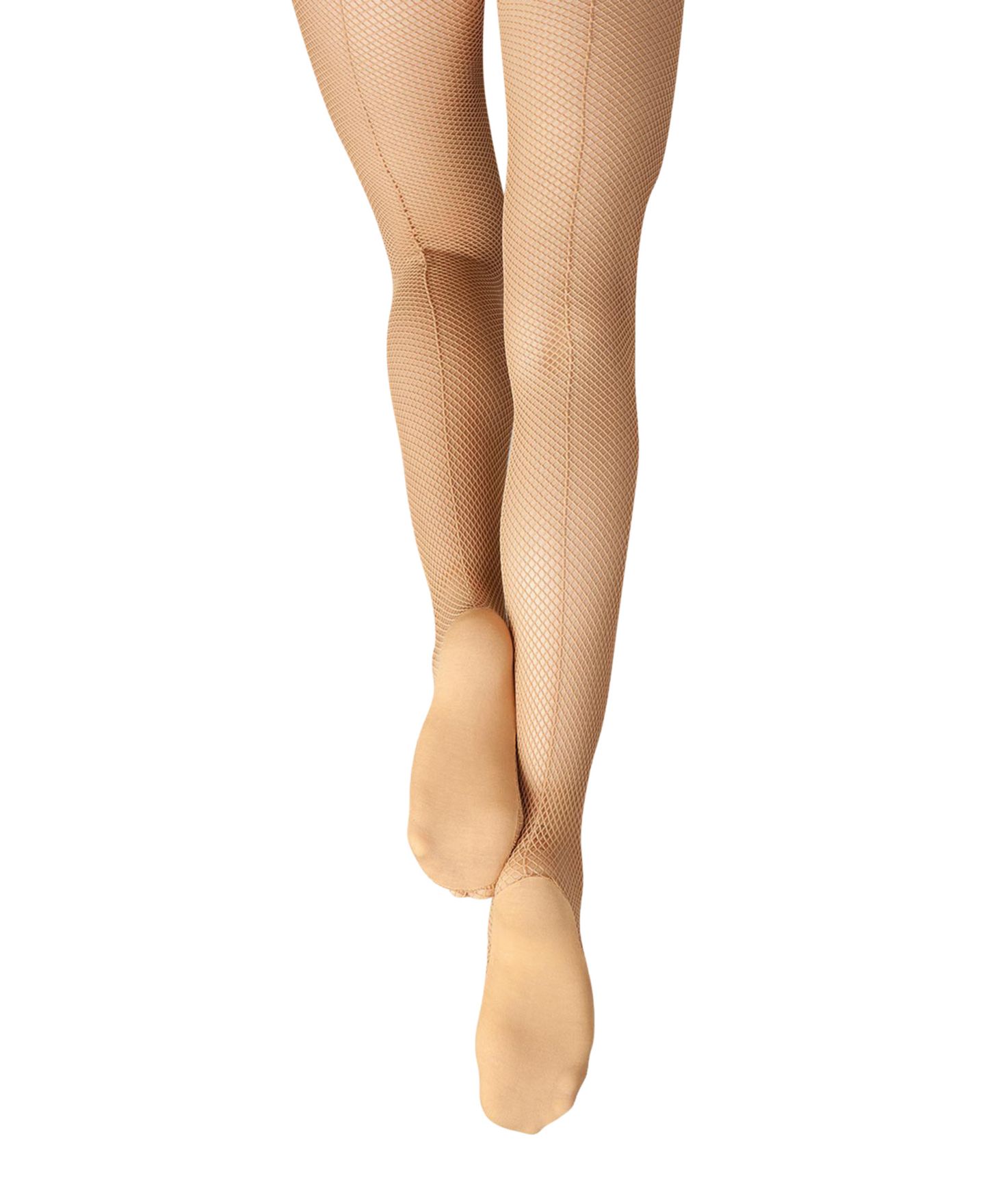 Женские колготки в сетку Capezio Professional со швом, цвет: Карамельный, вариант 1 — фото 1