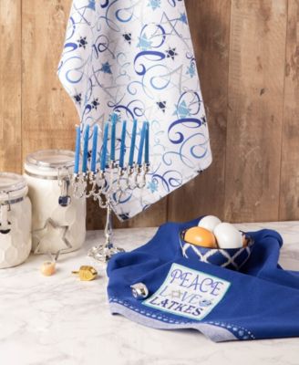 Peace Love Latkes Dishtowels Set