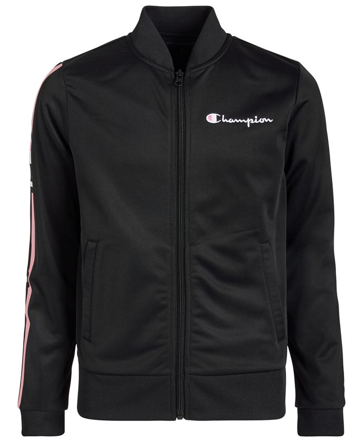 Champion big sales logo track jacket