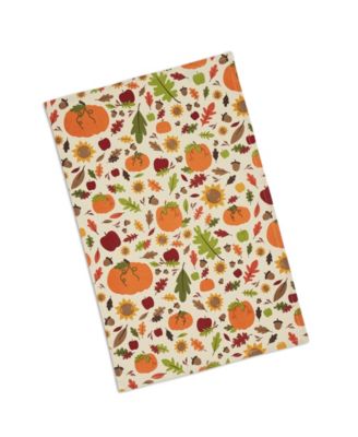 Pumpkin Spice Plaid Dishtowel