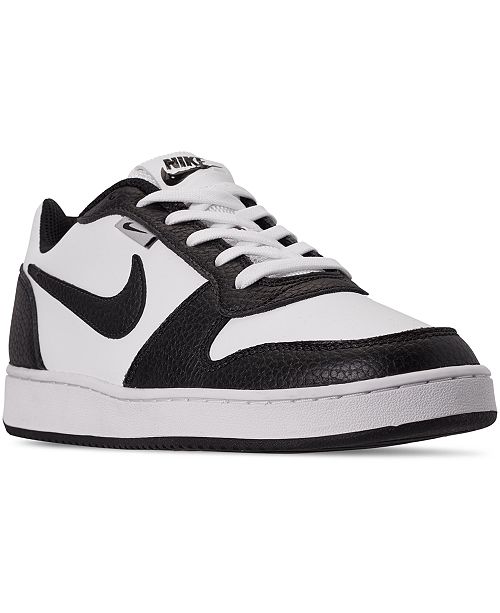 Nike Men S Ebernon Low Premium Casual Sneakers From Finish Line Reviews Finish Line Athletic Shoes Men Macy S