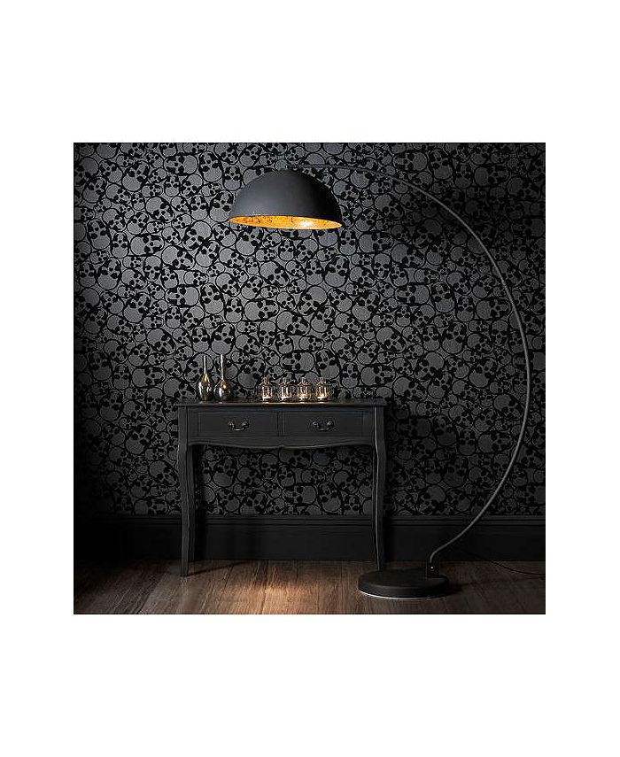 Graham & Brown Graham Brown Skulls Black Wallpaper Macy's