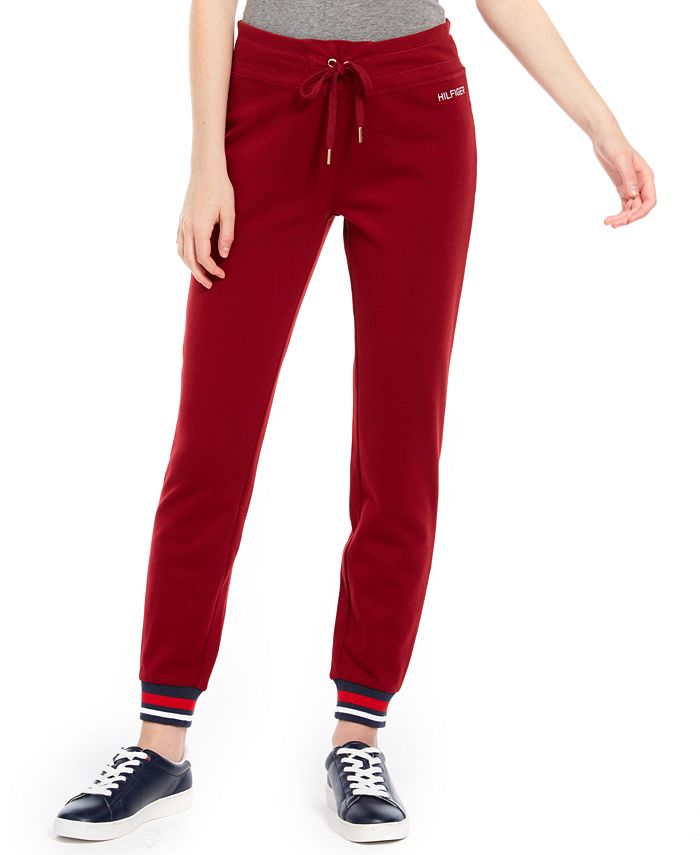 Tommy Hilfiger Tapered Fleece Jogger Pants - Macy's