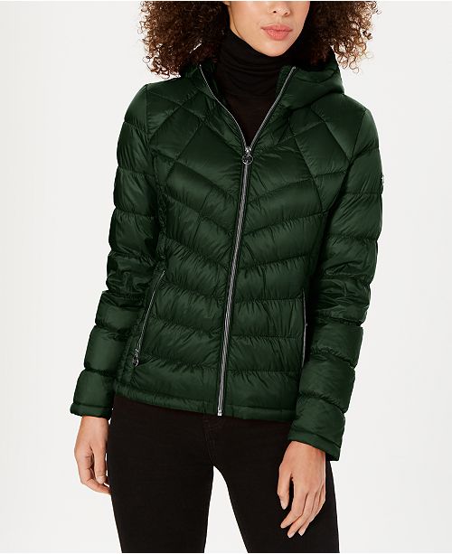 Michael Kors Petite Packable Down Puffer Coat Created For Macy S