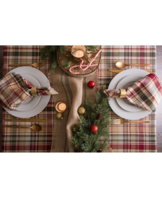 Give Thanks Plaid Tablecloth