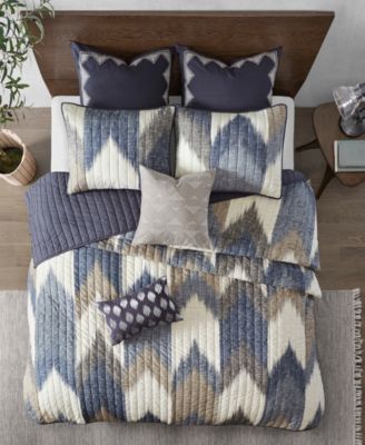 Alpine Chevron Stripe 3-Pc. Quilt Set, King/California King