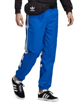 adidas originals three stripe track pant in blue