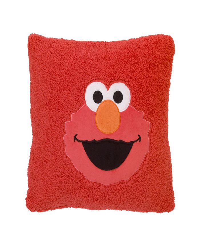 SESAME STREET ELMO 50 YEARS AND COUNTING CHARACTER PILLOW AND THROW SET 