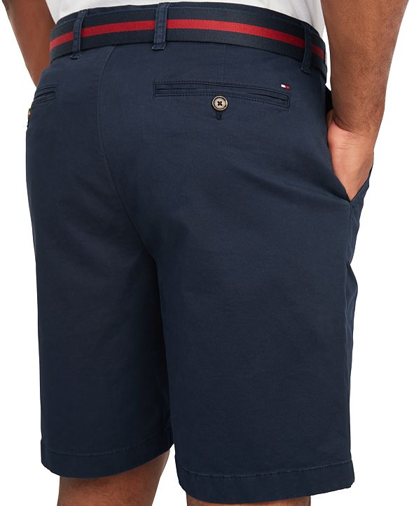 mens tommy hilfiger fleece shorts