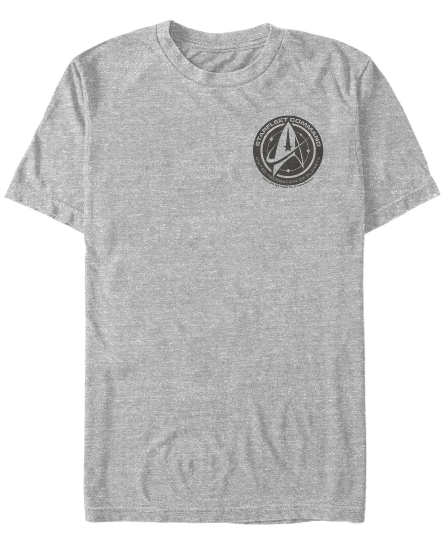 Мужская футболка Fifth Sun Star Trek Discovery Starfleet Command United Federation Of Planets Short Sleeve, цвет: Athletic H — фото 1