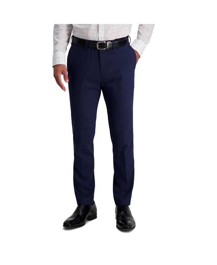 Sharkskin Flat Front Pant
