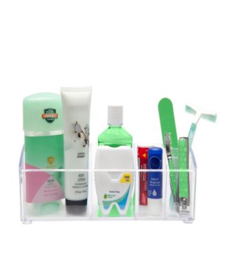 Kenney - Bathroom Countertop Organizer, 6 Compartments, Set of 2