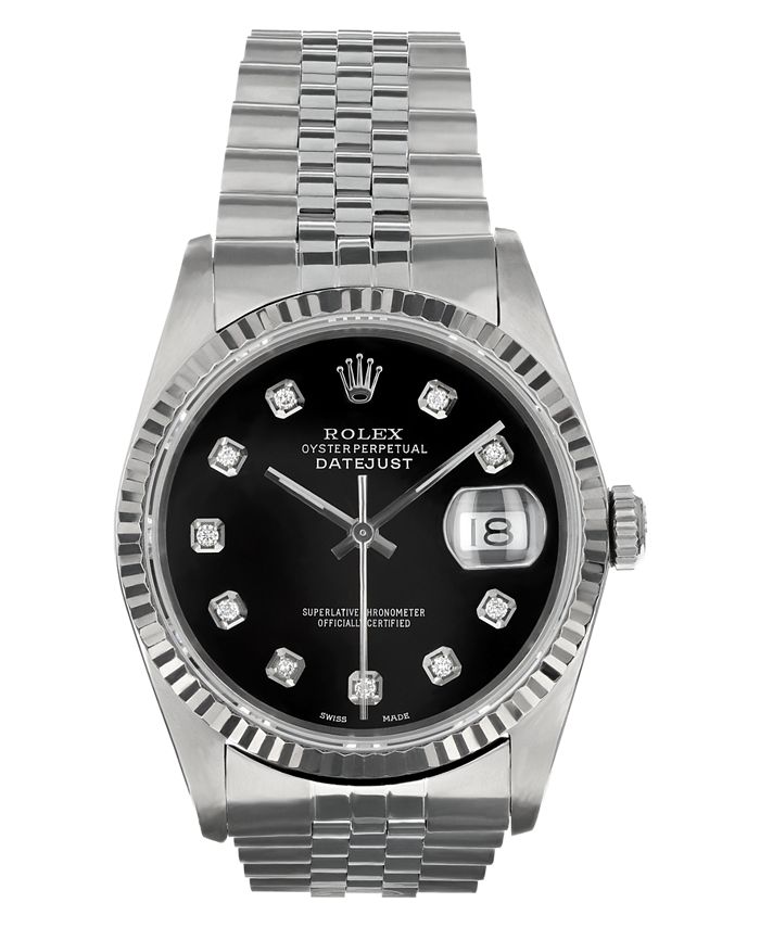 Rolex datejust mens sale pre owned