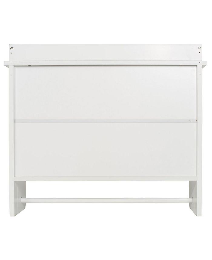 redmon contemporary country wall shelf with towel bar