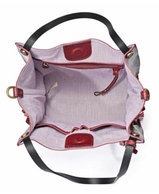 Daisy Large Leather Crossbody Tote Bag