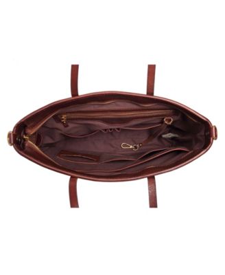 Women's Genuine Leather Prism Tote Bag