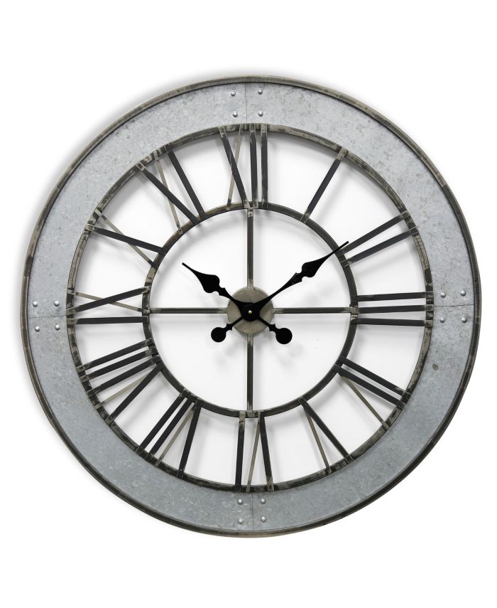 StyleCraft Metal Wall Clock & Reviews - Clocks - Home Decor - Macy's