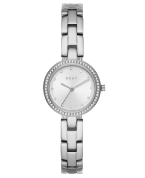 image of Dkny Women-s City Link Stainless Steel Bracelet Watch 26mm