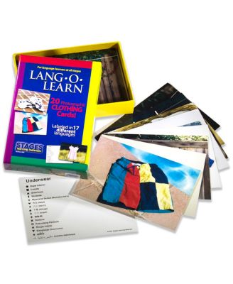 Stages Learning Materials Lang-o-Learn Esl Vocabulary Cards Flashcards, Clothing