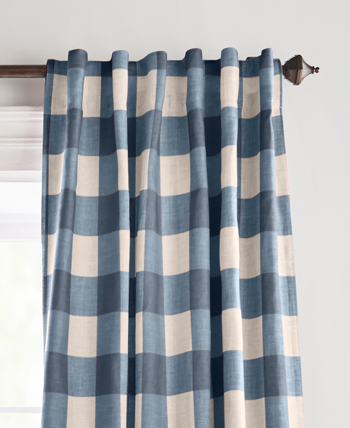 Elrene Home Fashions Grainger Buffalo Check Blackout Window Curtain