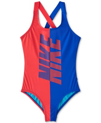 Nike Big Girls 1-Pc. Rift Crossback Swimsuit & Reviews - Swimwear ...