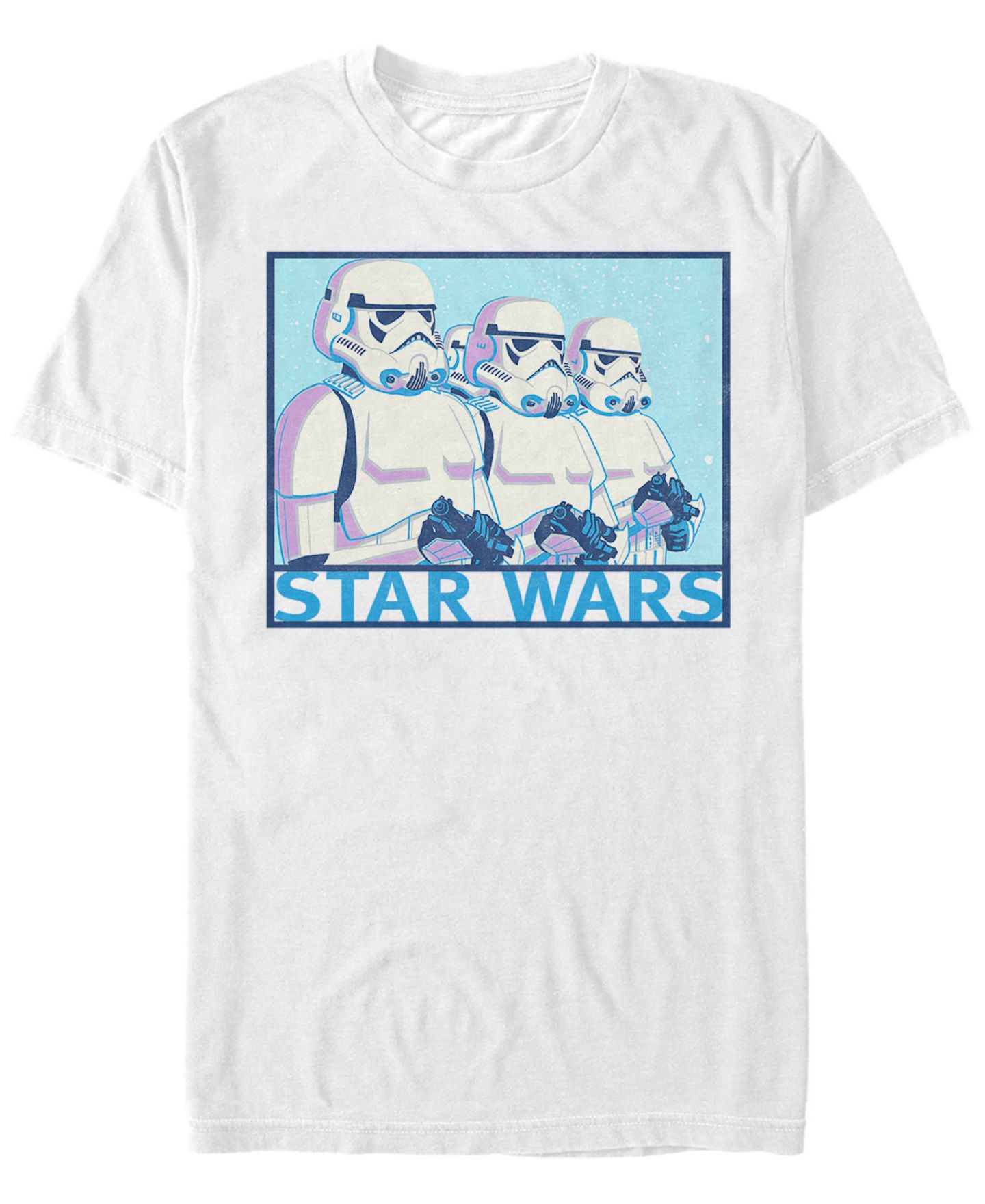 Мужская футболка Fifth Sun Star Wars Classic Stormtroopers In Line Short Sleeve, цвет: Белый — фото 1