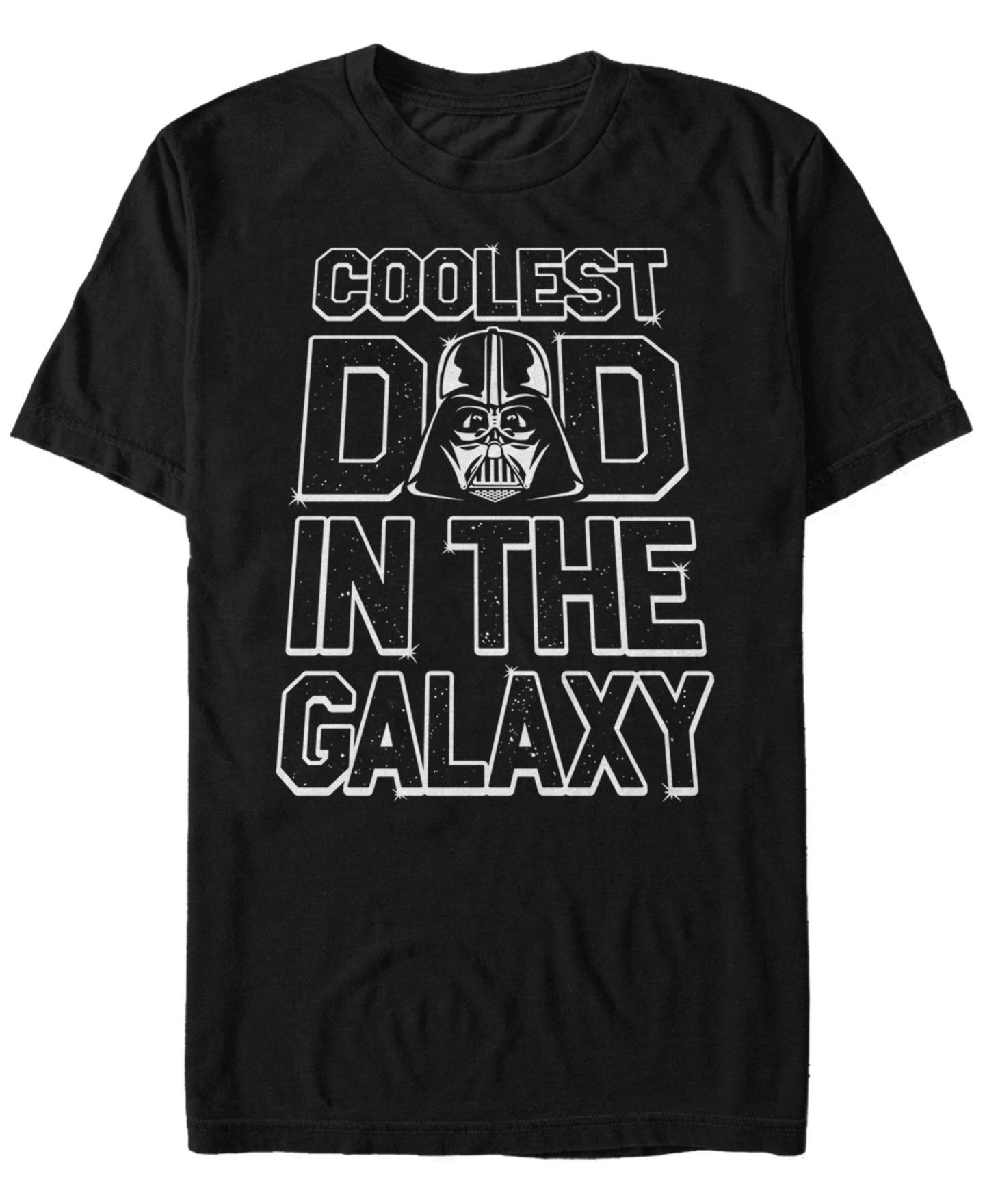 Мужская футболка Fifth Sun Star Wars Darth Vader Coolest Dad In The Galaxy Short Sleeve, цвет: Чёрный — фото 1