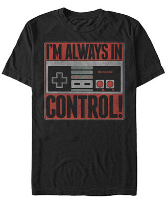 Fifth Sun Nintendo Men's NES Controller I'M Always In Control Short ...