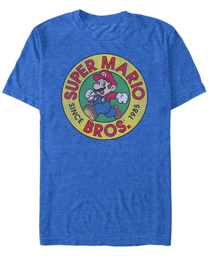 Fifth Sun Nintendo Men's Super Mario Running Mario Short Sleeve T-Shirt ...