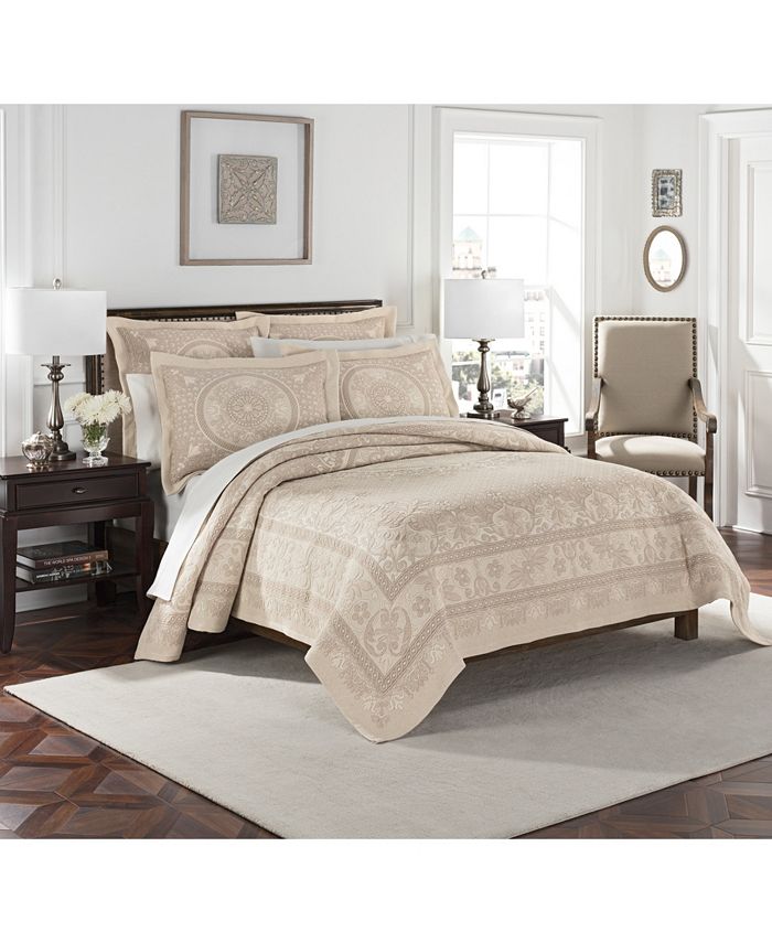 Williamsburg Basset Matelasse Queen Bedspread Macy's
