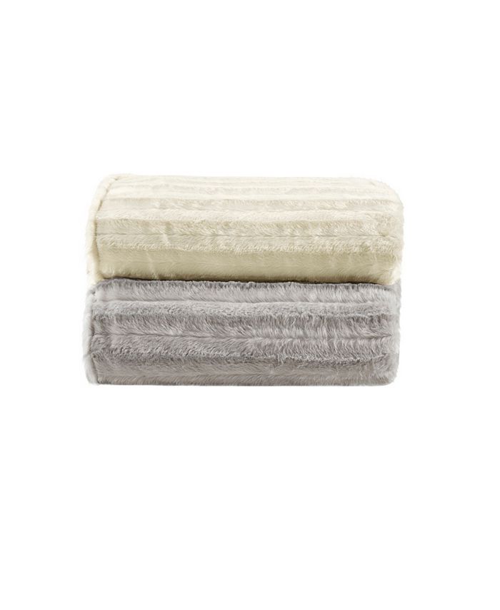 Beautyrest Duke Faux Fur 18lbs Weighted Blanket & Reviews Blankets