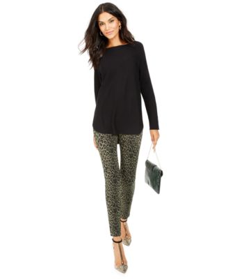 INC International Concepts Animal-Print Pants, Created for Macy's
