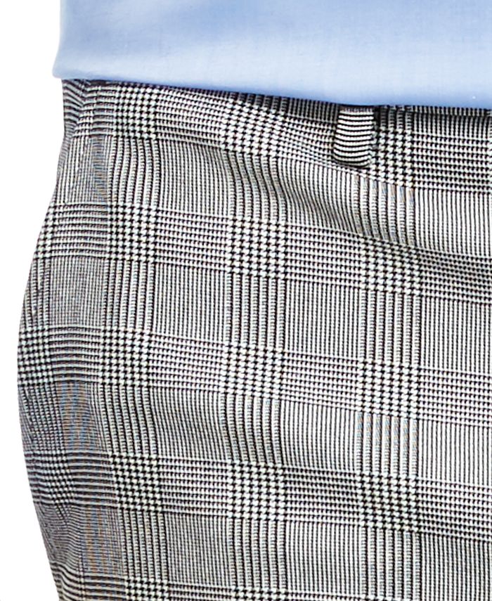 Tommy Hilfiger Plaid TH Flex Stretch Modern-Fit Dress Pants & Reviews ...