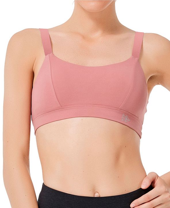 Yvette Women Criss Cross Back No Bounce Wirefree Yoga Sports Bra For 