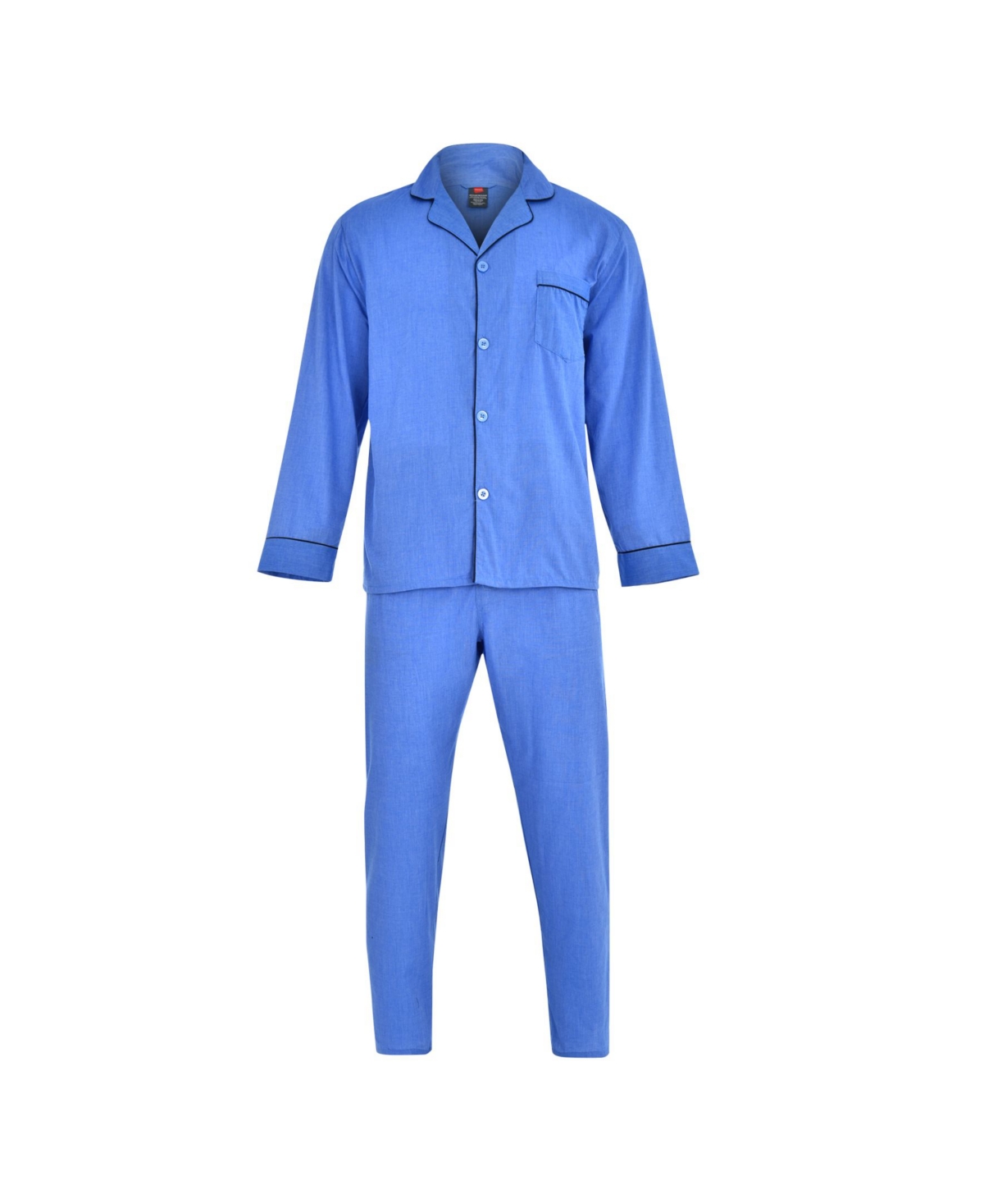Hanes Platinum Hanes Men's Cvc Broadcloth Pajama Set
