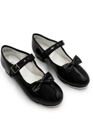 Girls Mary Jane Tap Shoe Black Patent