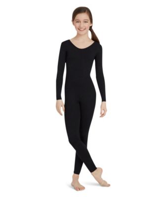 Capezio Girls Long Sleeve Unitard - Black 44$
