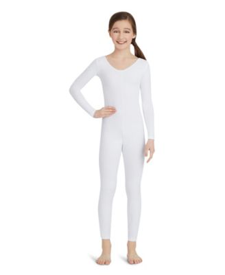 Capezio Girls Long Sleeve Unitard - White 35$