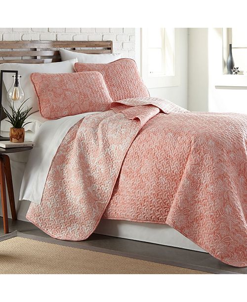 Southshore Fine Linens Perfect Paisley Lightweight Reversible Quilt and ...