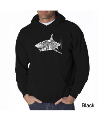 LA Pop Art Men's Word Art Hoodie - Shark Species - Macy's