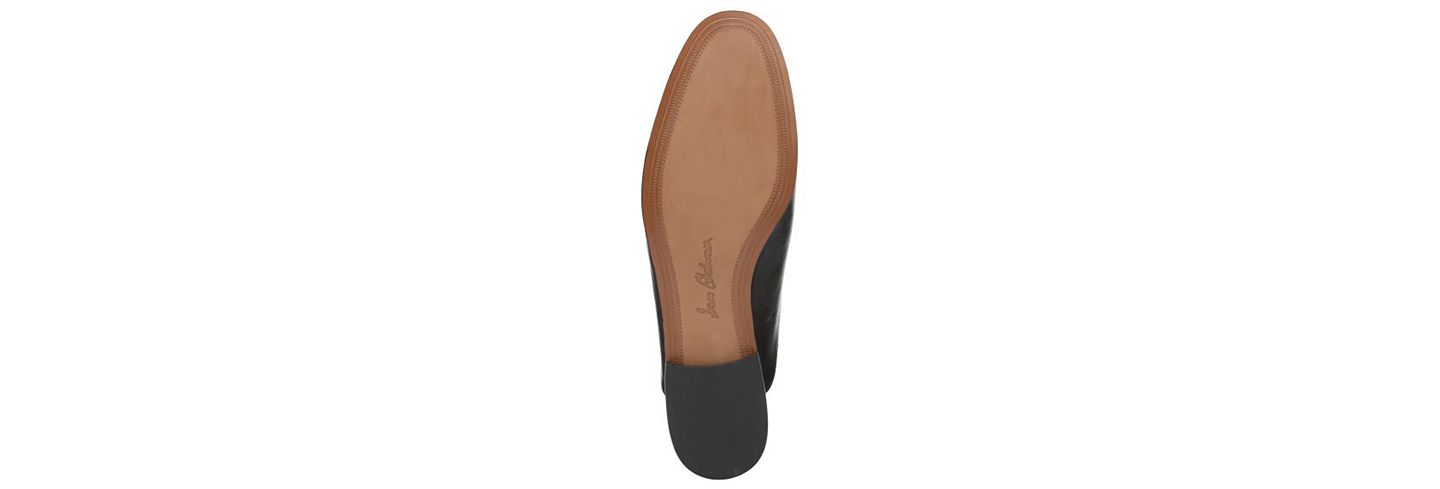 Женские сабо Sam Edelman Linnie Bit Slip-On Mules, цвет: Чёрный кожаный — фото 5