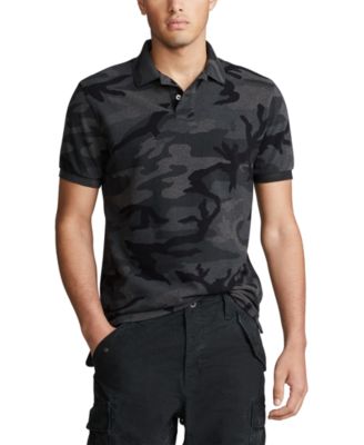 black camo polo