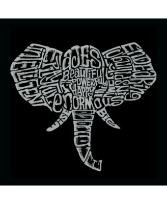 Men's Word Art Hoodie - Elephant Tusks